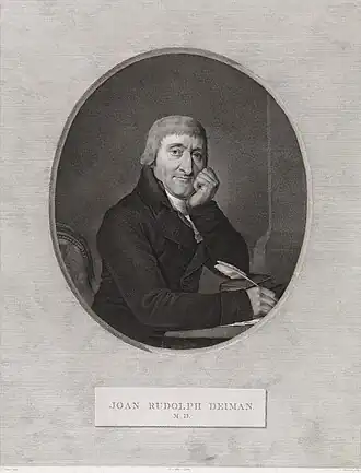 Portret van J.R. Deiman (1807) door Georg Nikolaus Ritter.[1]
