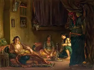 Eugène Delacroix, Femmes d’Alger dans leur intérieur, 1852