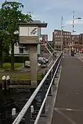 Het wachthuis van de oude Sint-Sebastiaanbrug