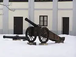 Kanon in de directe omgeving.