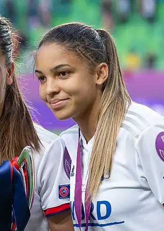 Cascarino bij Olympique Lyon in 2019