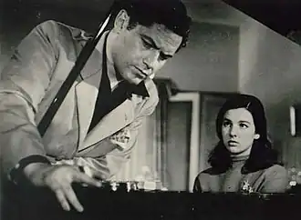 Met Lautaro Murúa in Demasiado Jóvenes (1958)