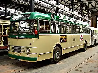 Kromhout TBZ100/Verheul-bus, HTM 327, uit 1957