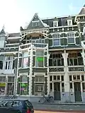 Merkwaardig en goed voorbeeld van woonhuisbouw in art-nouveau stijl