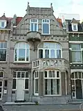 Merkwaardig en goed voorbeeld van woonhuisbouw in art-nouveau stijl