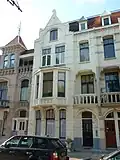 Merkwaardig en goed voorbeeld van woonhuisbouw in art-nouveau stijl