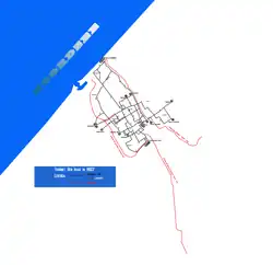 Tramnet in en om Den Haag in 1907.
