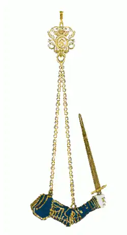 Kleinood; prototype uit de regering van Christiaan V