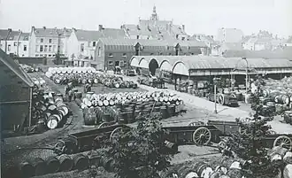 opslagterrein ten noorden van de Bleekweg