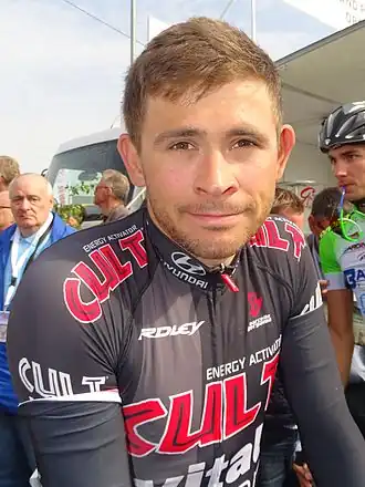 Mager bij de GP Denain 2015.