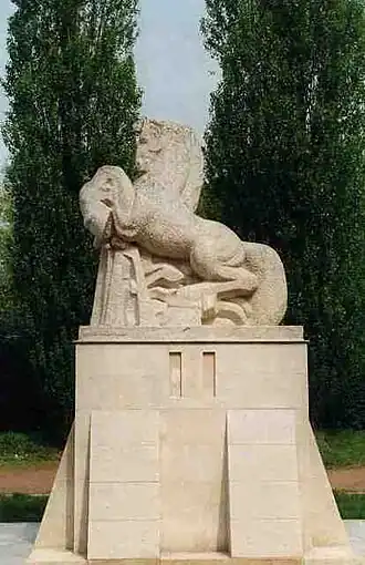 Sculptuur Ros Beiaard