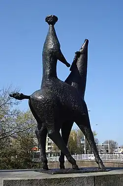 Ruiter te paard (1960), Den Haag