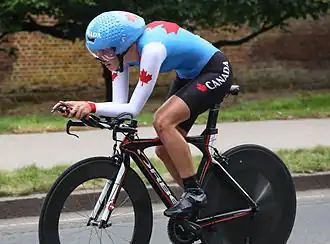 Denise Ramsden tijdens de Olympische Spelen 2012