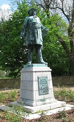 Standbeeld (1901) voor Keurvorst Frederik Willem I van Brandenburg-Pruisen