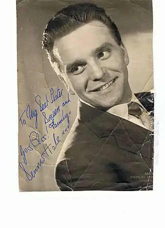 Foto die Dennis Hale aan zijn zuster stuurde