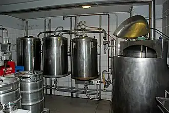 Huisbrouwerij Den Tseut oude brouwinstallatie