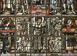 detail met de drie vrouwen