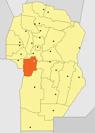 Kaart van departement