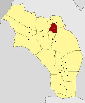 Kaart van departement