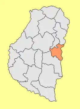 Kaart van departement