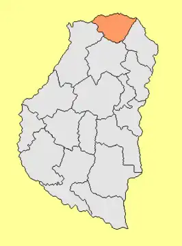 Kaart van departement