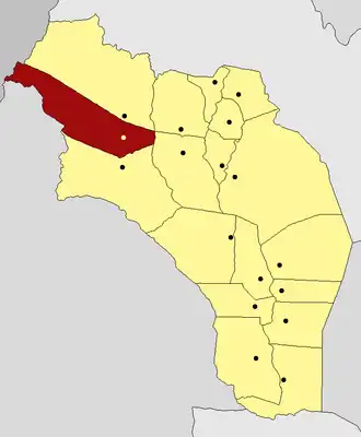 Kaart van departement