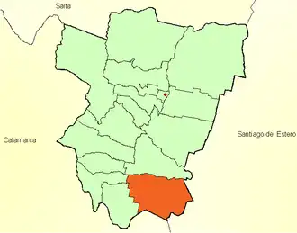 Kaart van departement