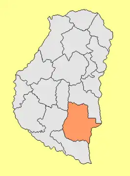 Kaart van departement