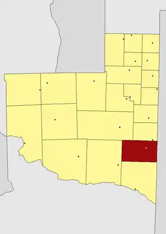 Kaart van departement