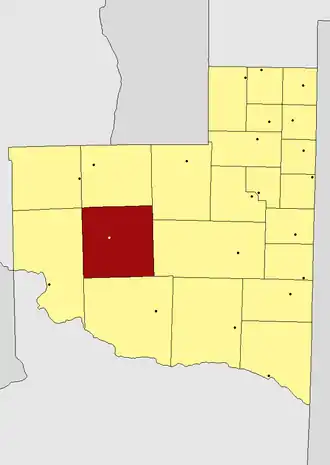 Kaart van departement