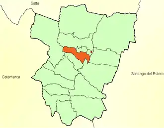 Kaart van departement