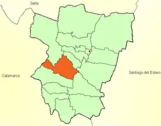 Kaart van departement