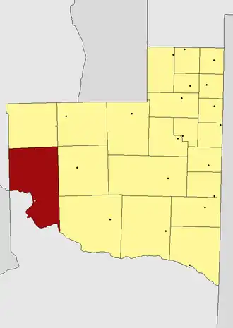 Kaart van departement