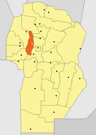 Kaart van departement