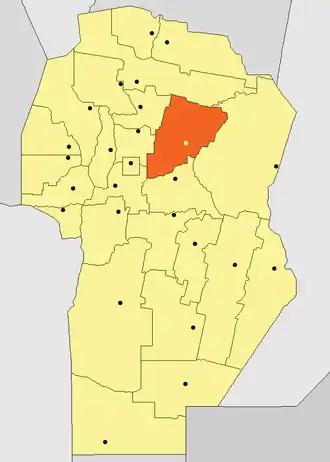 Kaart van departement