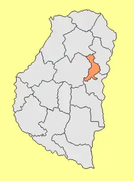 Kaart van departement