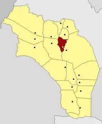 Kaart van departement