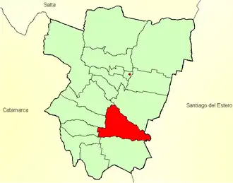 Kaart van departement