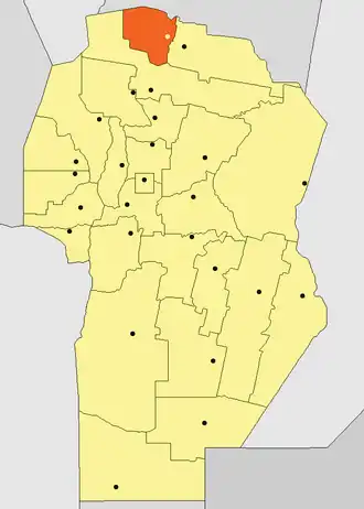 Kaart van departement