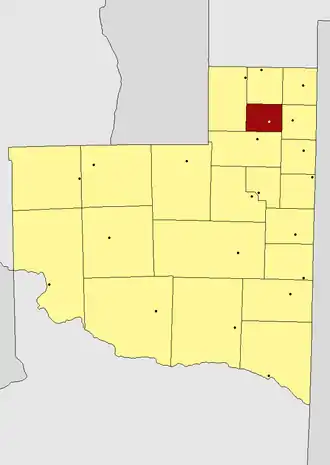 Kaart van departement