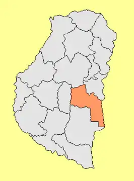 Kaart van departement