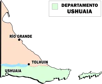 Kaart van departement