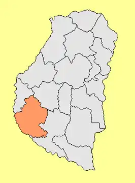 Kaart van departement