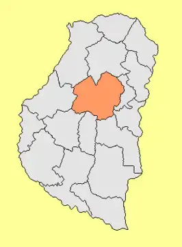 Kaart van departement