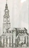Der Aa-kerk in 1710
