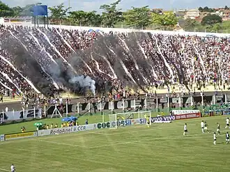 Wedstrijd tussen Palmeiras en Corinthians in 2009