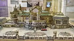 Maquette van het derde kursaal van Oostende