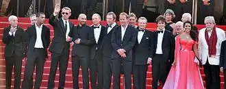 Crew van Des hommes et des dieux bij festival in Cannes (2010)