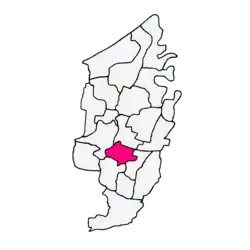 Kaart van de plaats Iser in het district Petarukan