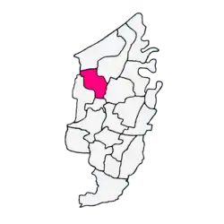 Kaart van de plaats Loning in het district Petarukan